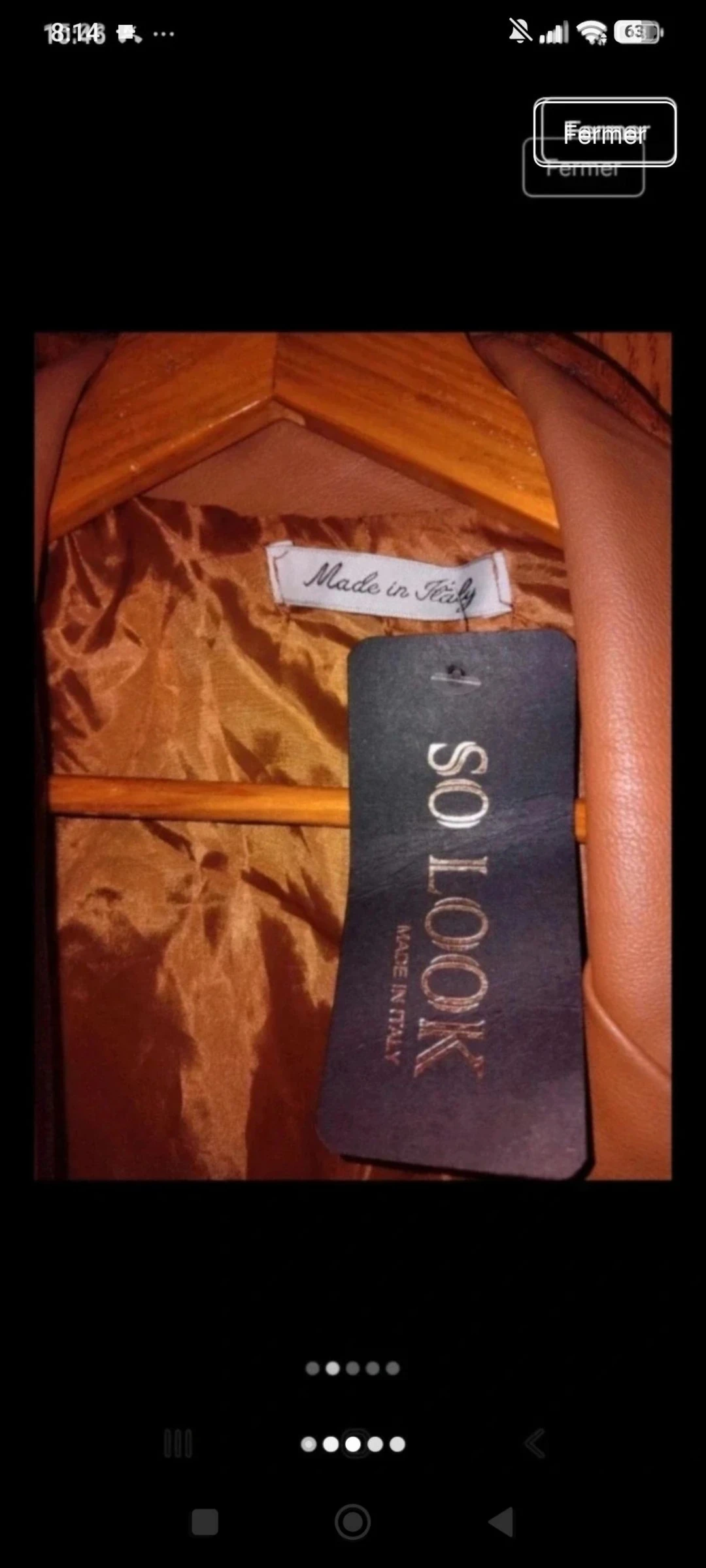 Veste en simili cuir  – photo 4